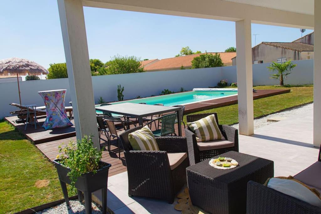 Villa Avec Piscine Chauffee Trois Chambres Saint-Sulpice-de-Royan Eksteriør billede